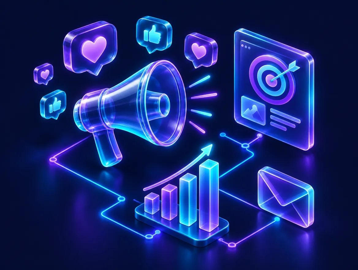 Digital marketing channels: ads, social media, email and analytics